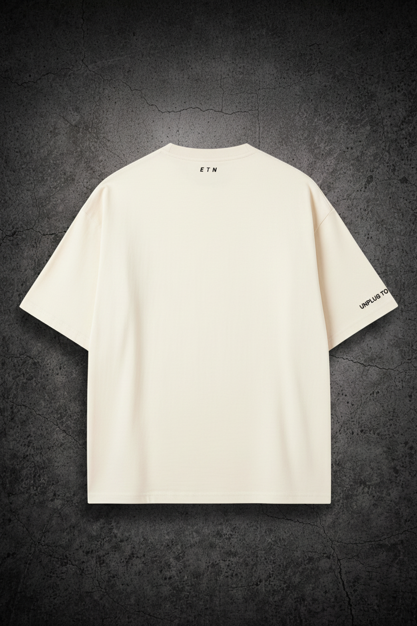 Bone Silent Frequency Tee - Back on Dark Background