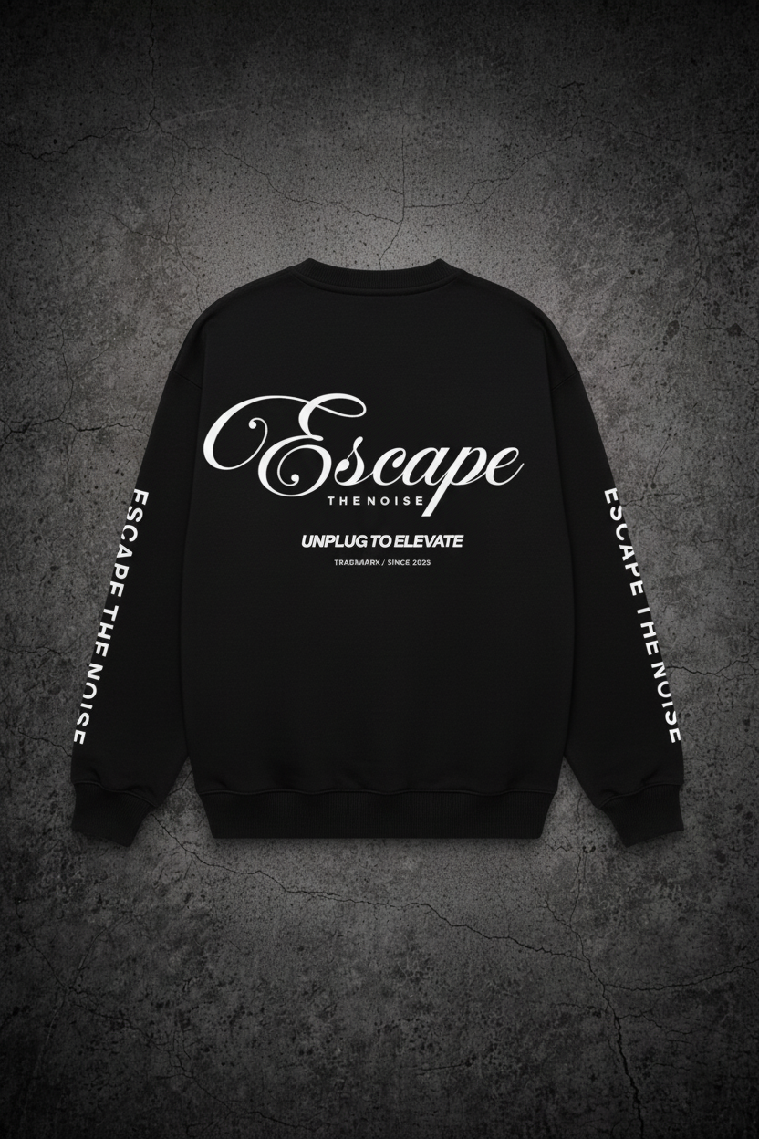 Escape Crewneck - Back on Dark Background