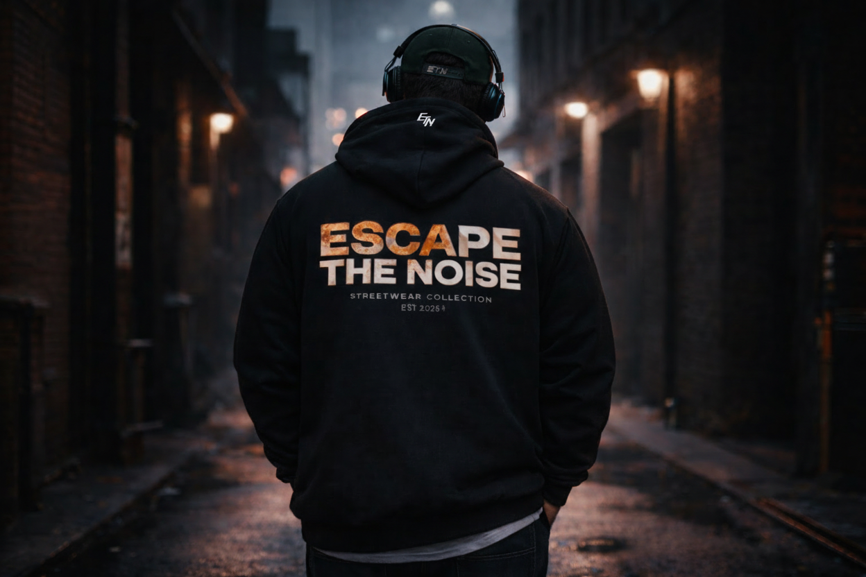 Sunset Grind Hoodie - Lifestyle Shot (White E)